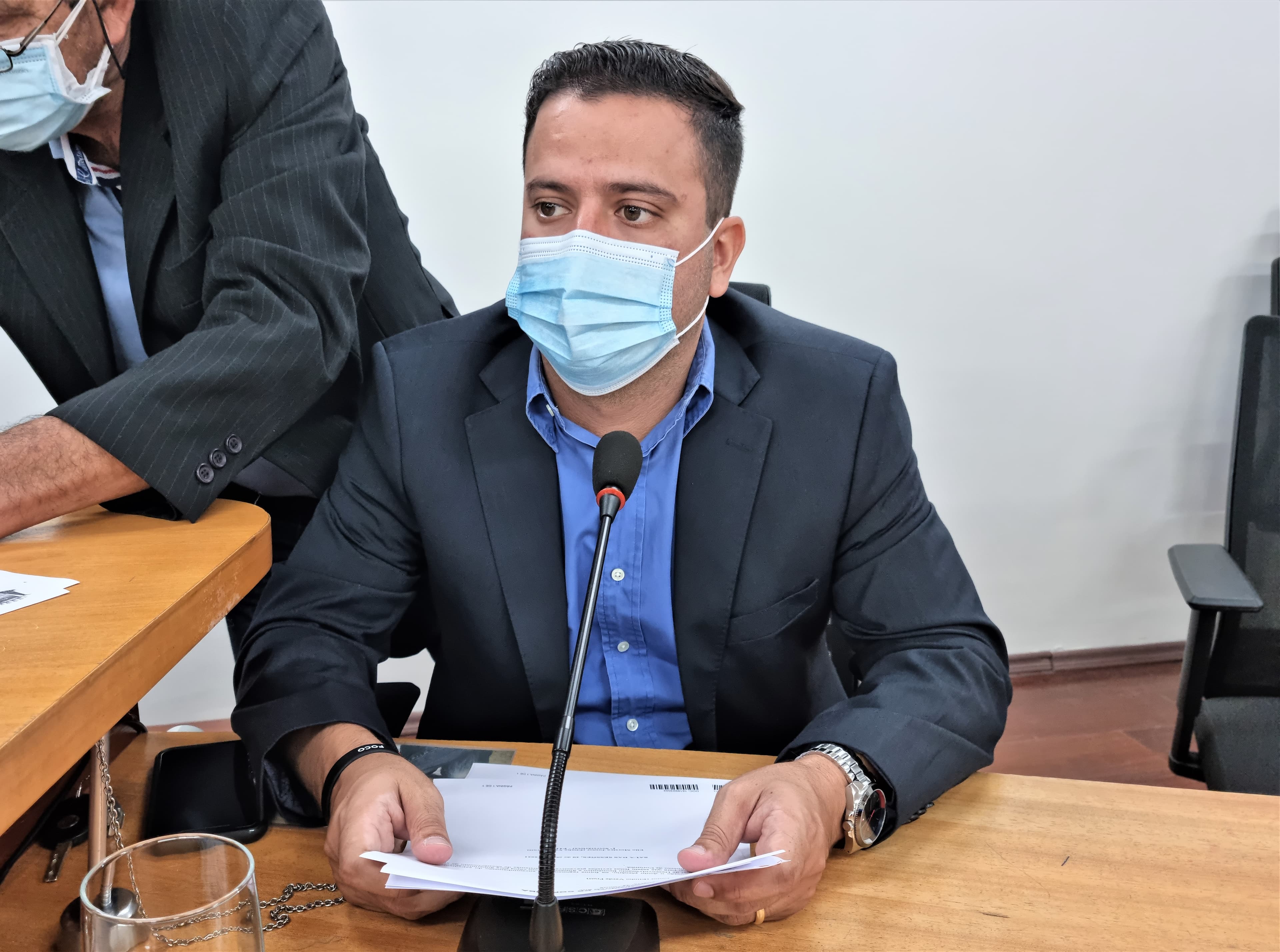 Vereador busca apoio da FIEMS para aumentar testagem de Covid na cidade