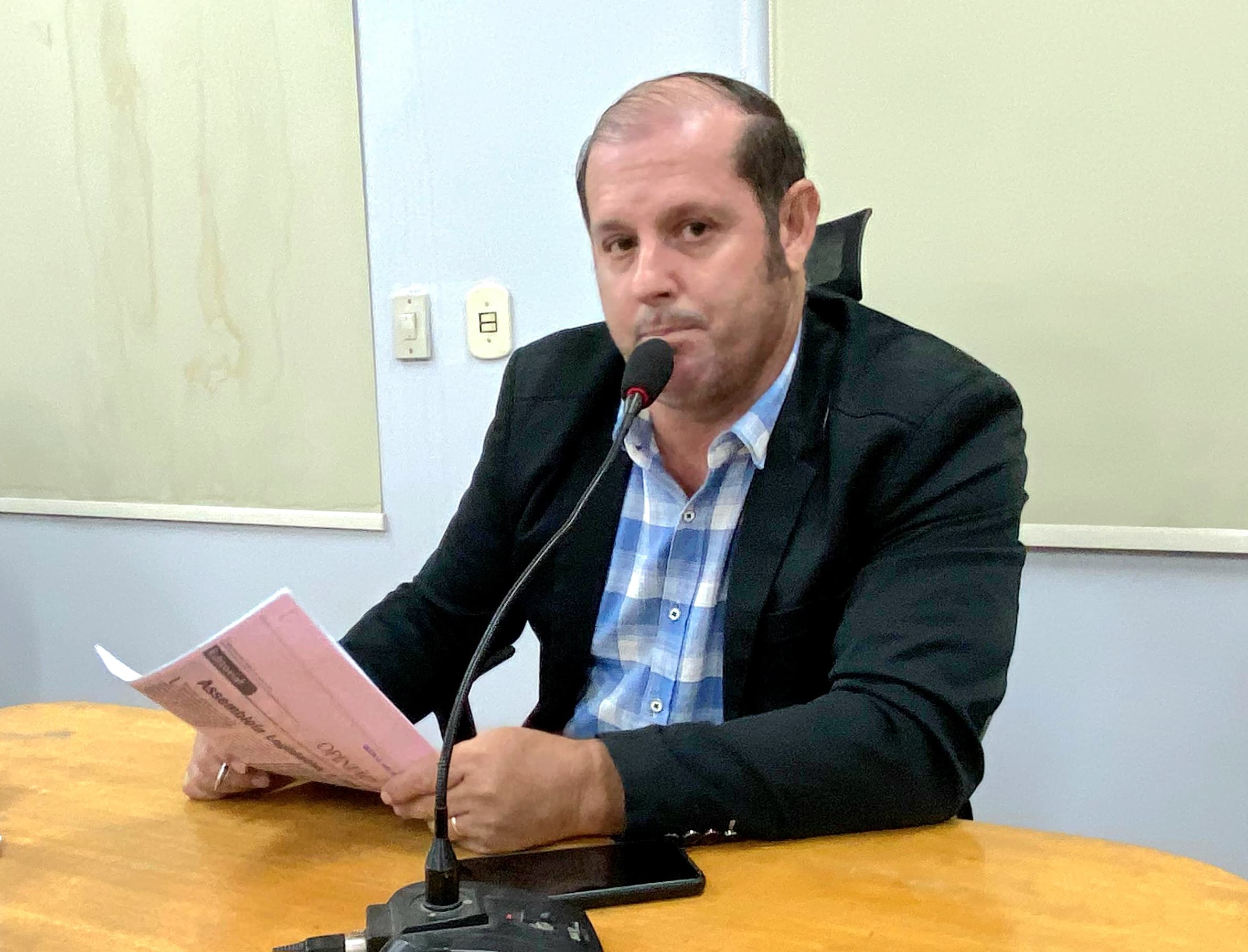Na Câmara, vereador pede pavimentação em via do Bairro Nossa Senhora de Fátima