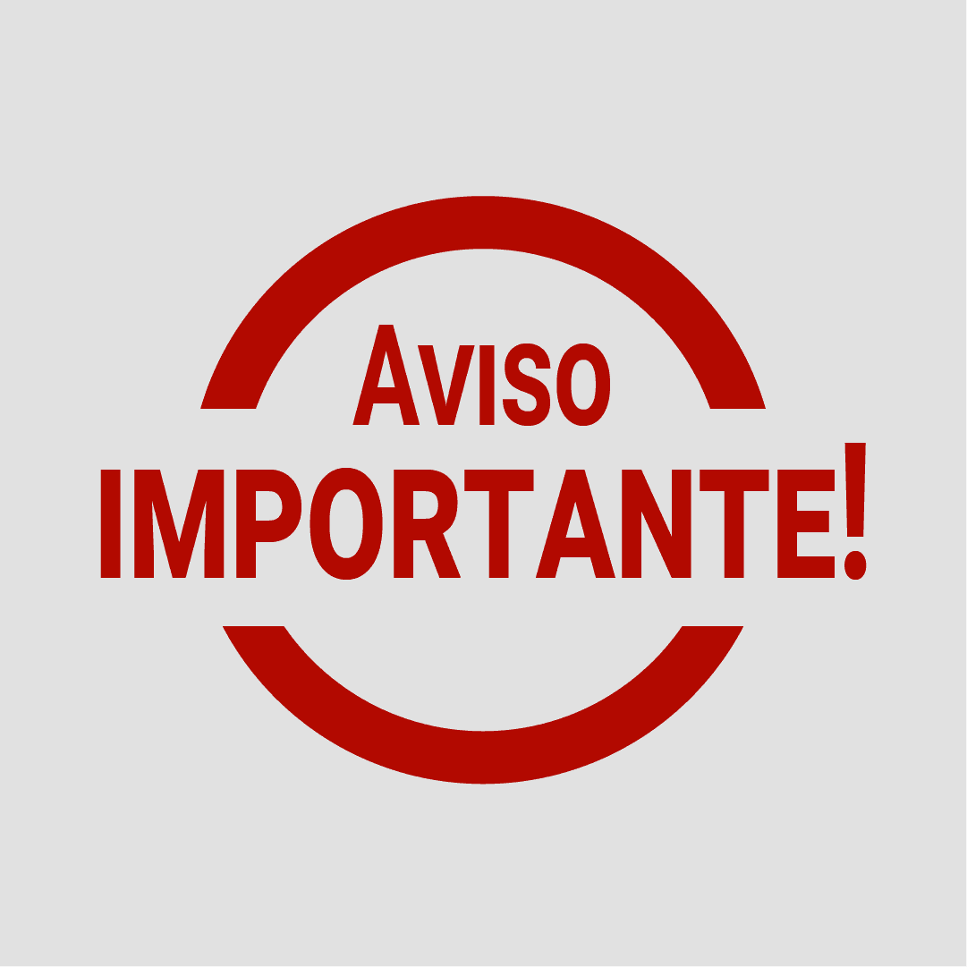Aviso e-mails Institucionais
