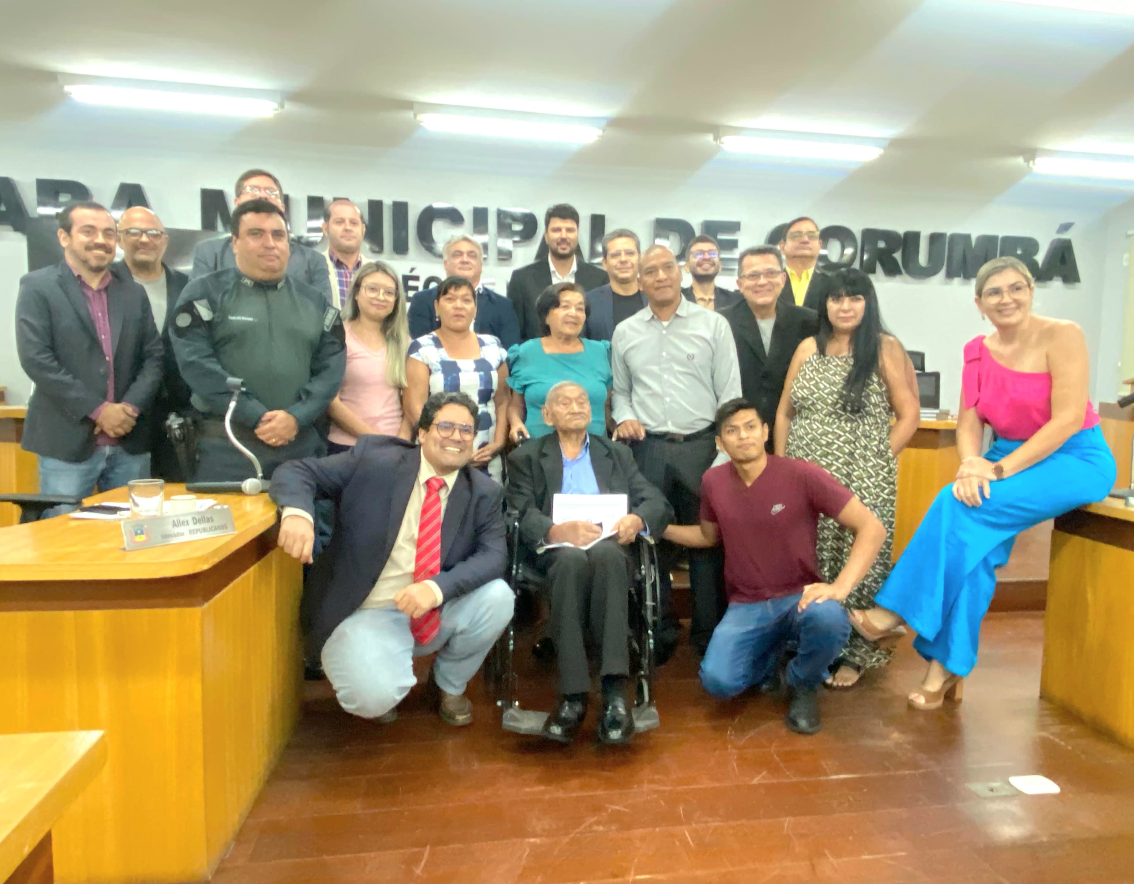 Sargento é homenageado pela Câmara por serviços prestados à Polícia Militar do MT e MS