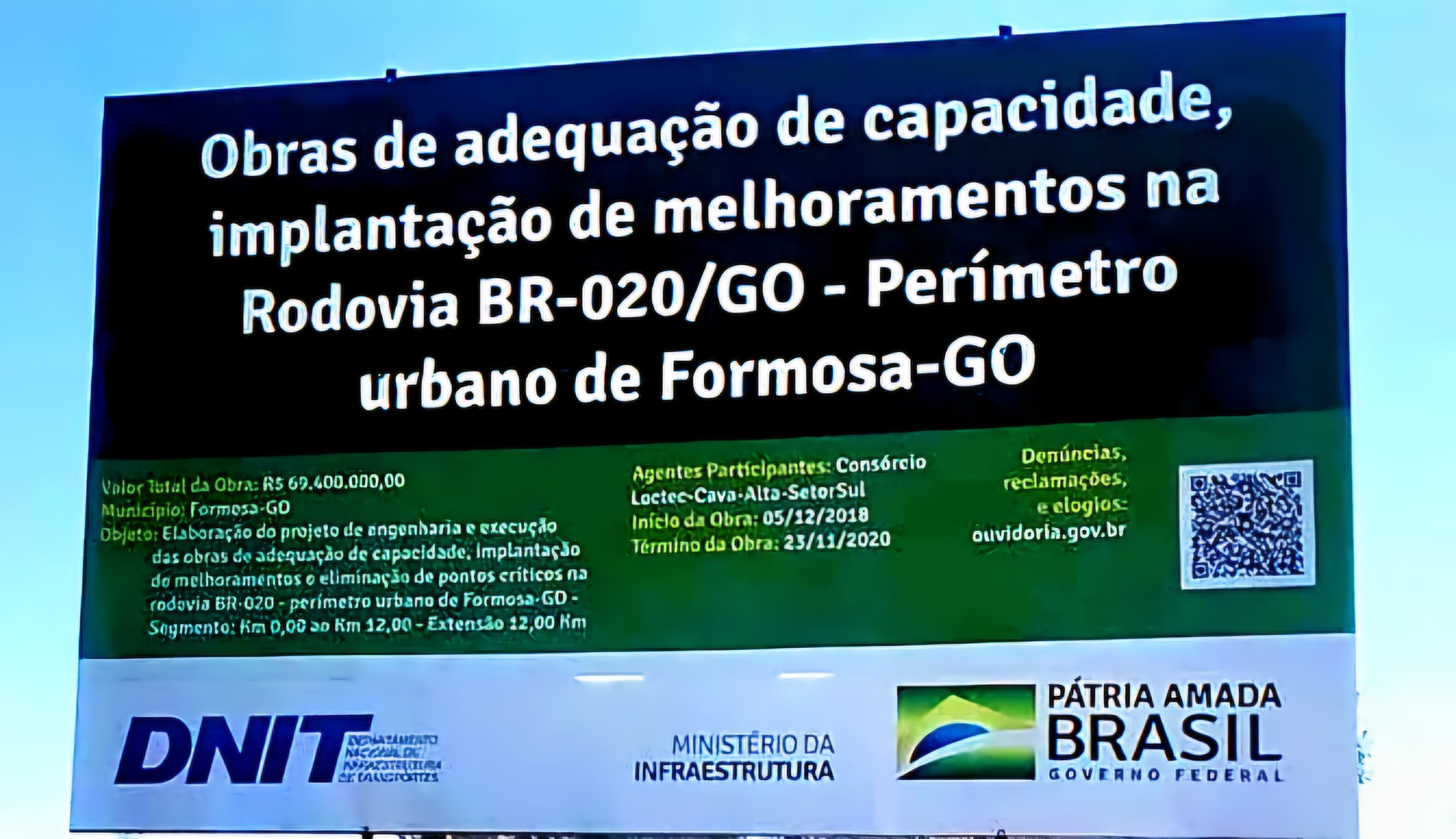Apresentado na Câmara, Projeto de Lei que obriga QR Code nas placas de obras