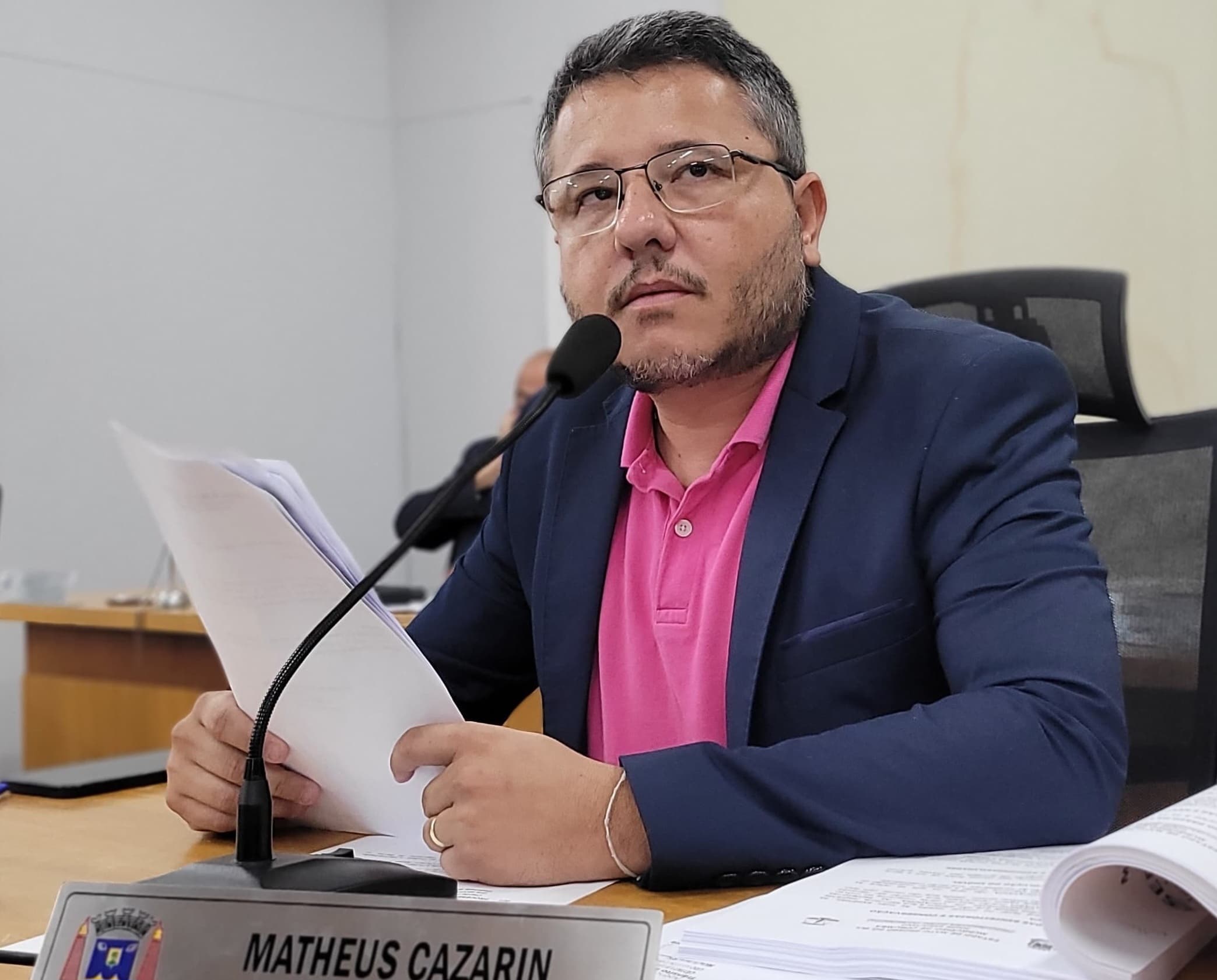 Na Câmara, Cazarin solicita serviços necessários para recuperação do Poliesportivo