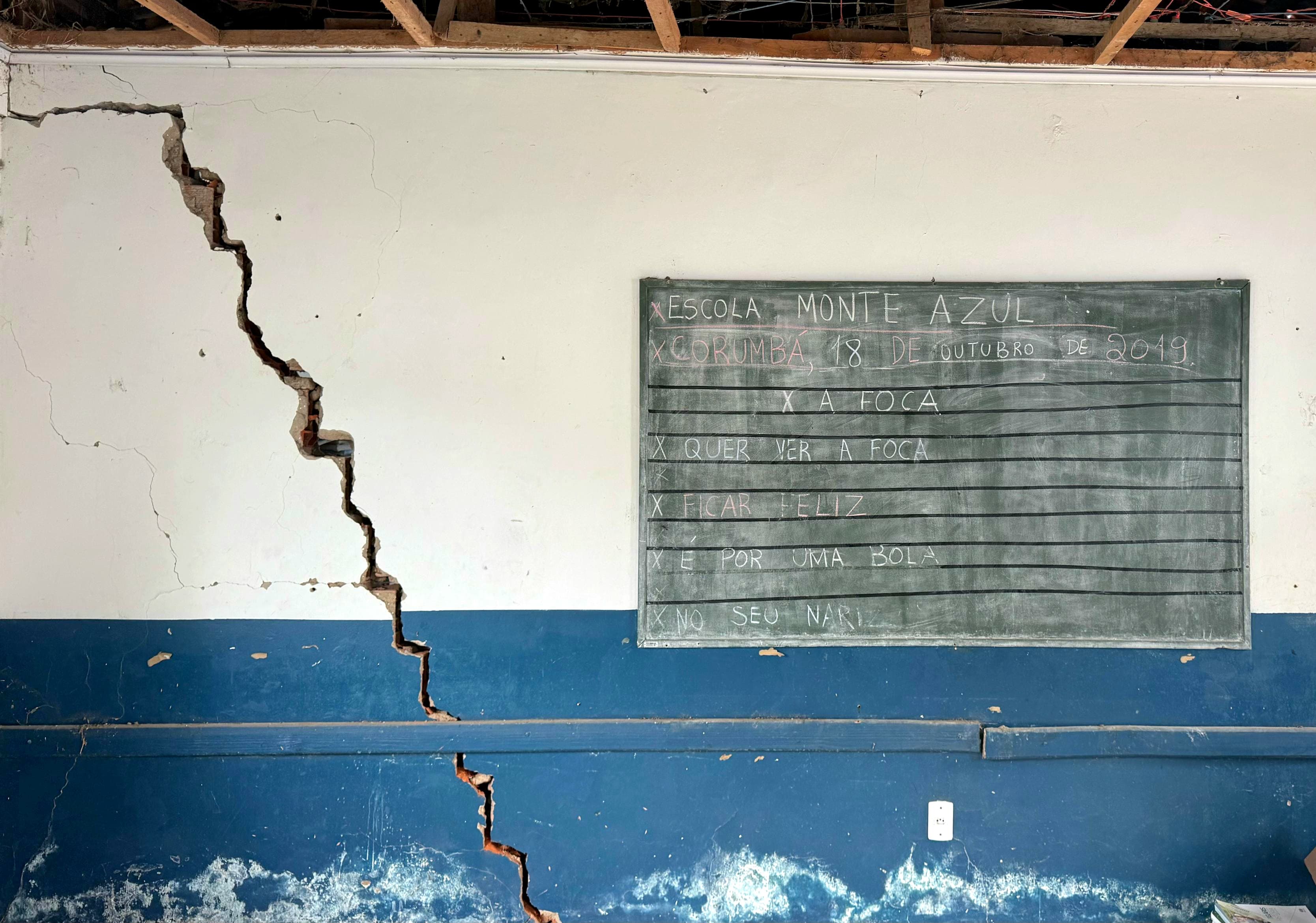 Escola Monte Azul preocupa e Hanna cobra recuperação do prédio, fechado desde 2019