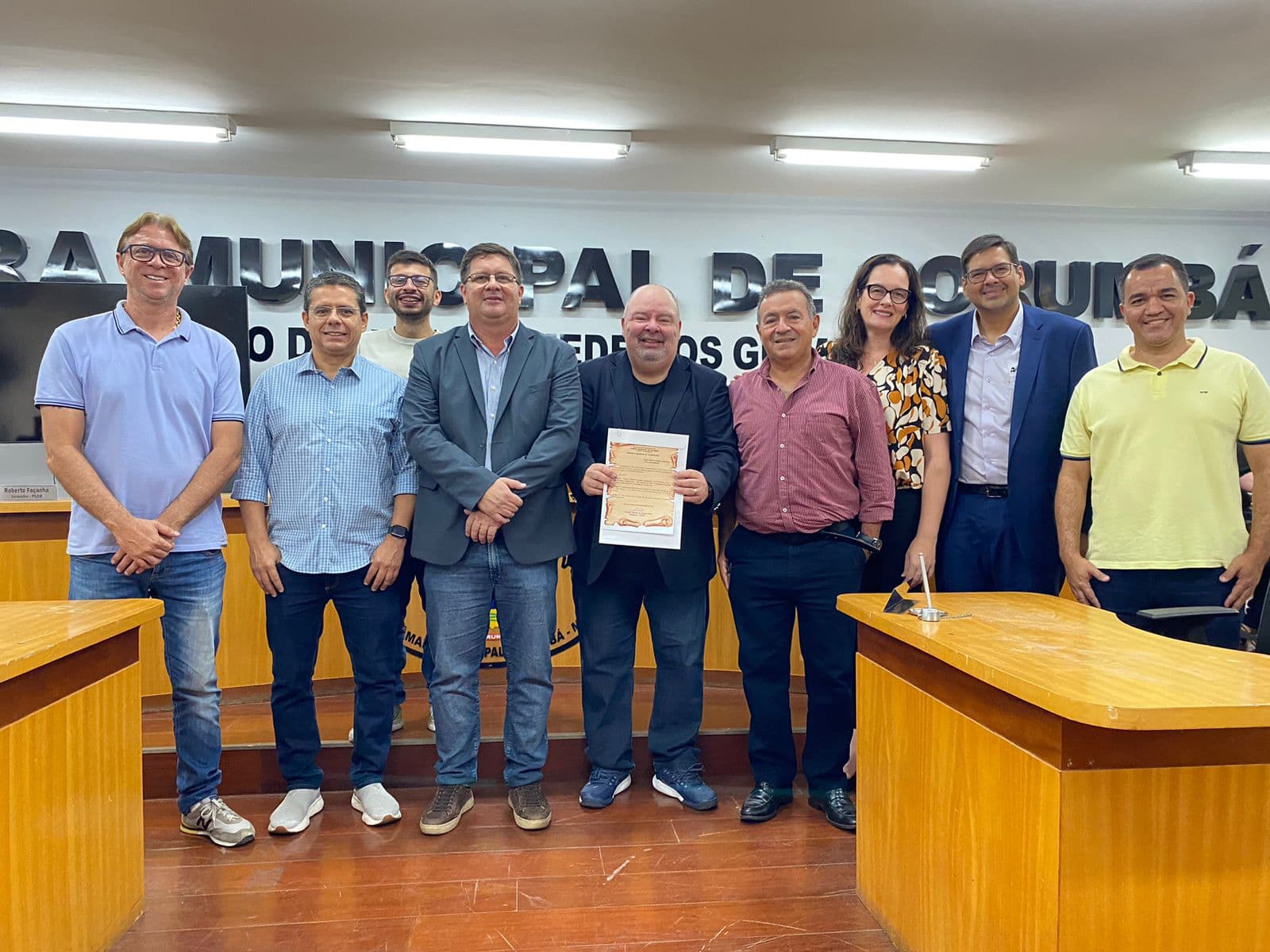 Câmara homenageia Domingos Venâncio com título de Cidadão Corumbaense