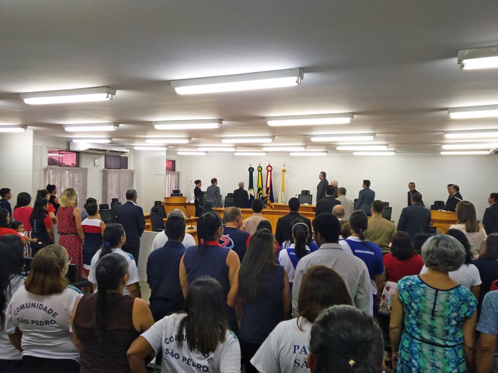 Na Câmara, vereadores homenageiam Família Salesiana de Corumbá