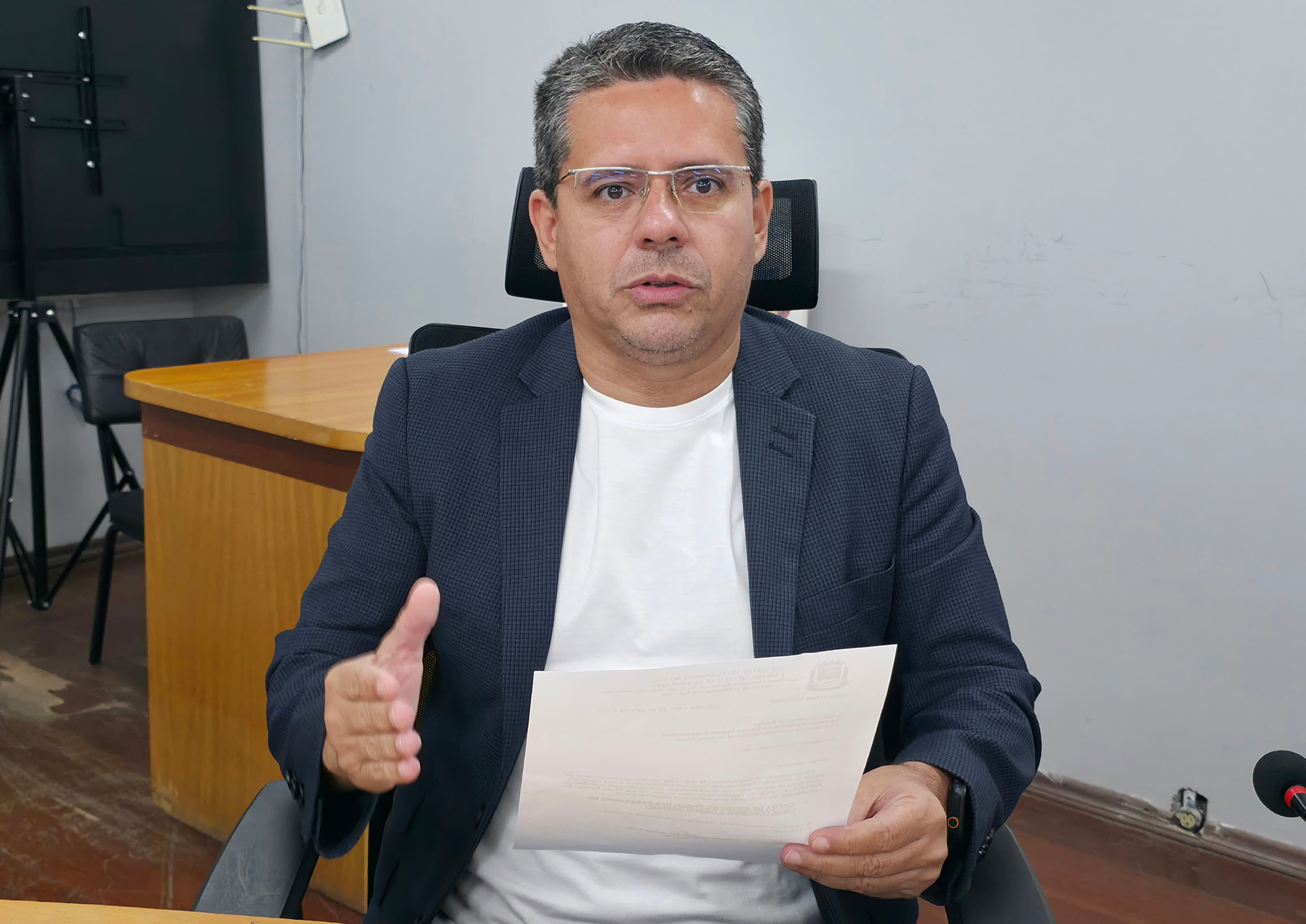 Alexandre cobra rotatória para garantir segurança na 262, em Antônio Maria Coelho