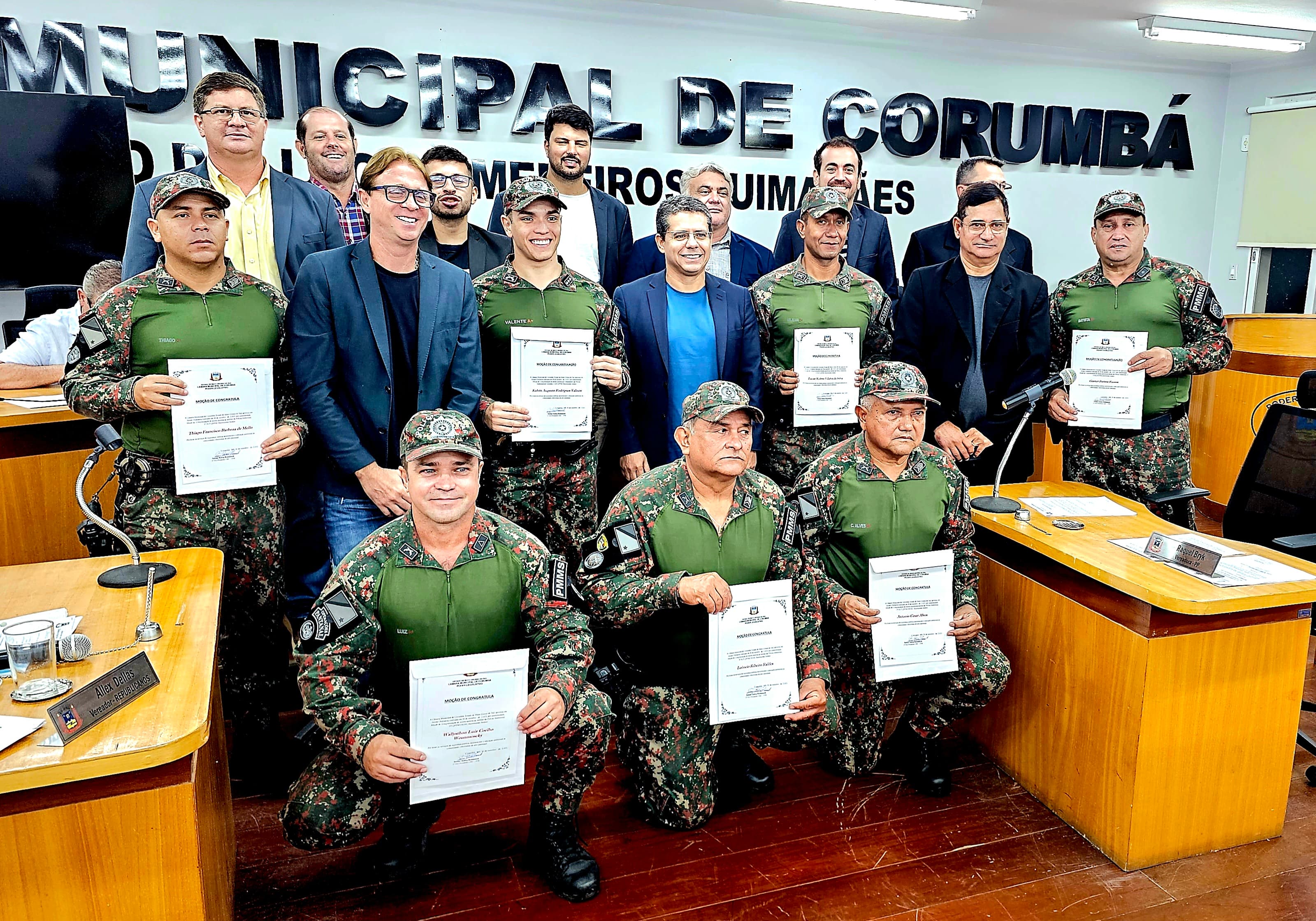 Câmara homenageia militares pelo sucesso da Expedição Ambiental no Pantanal