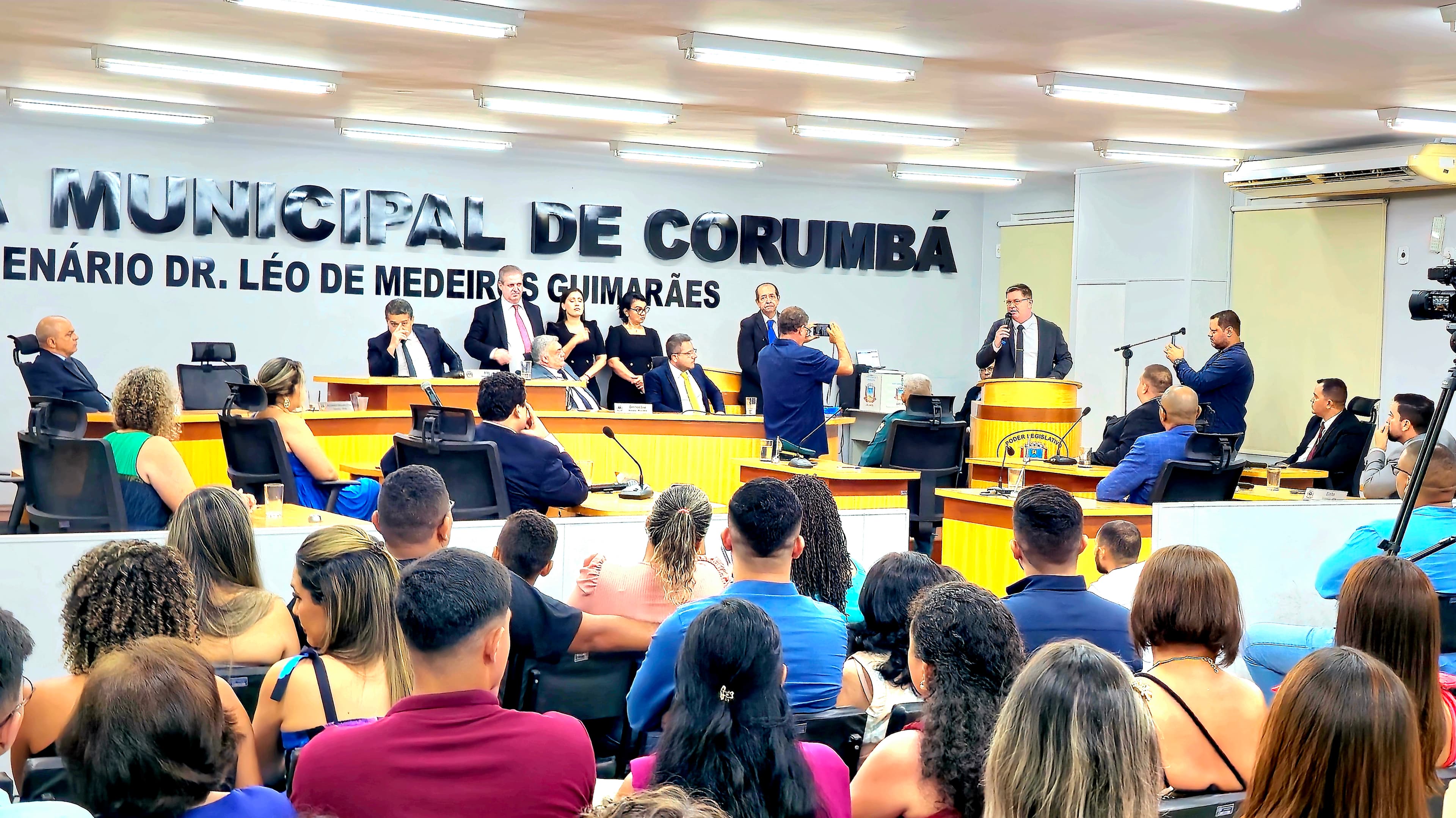 Bira é reeleito presidente da Câmara de Corumbá para o biênio 2025/2026
