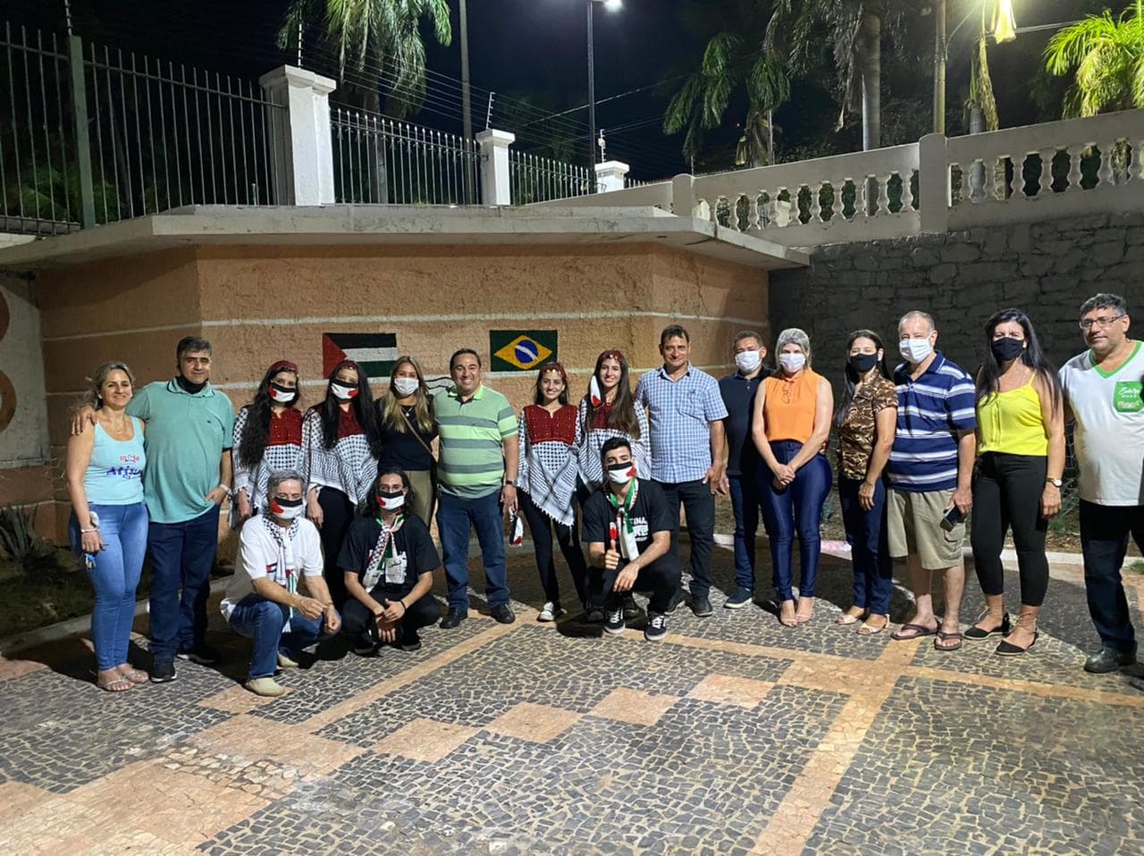 Comunidade celebra aniversário de dois anos da criação da Praça Palestina