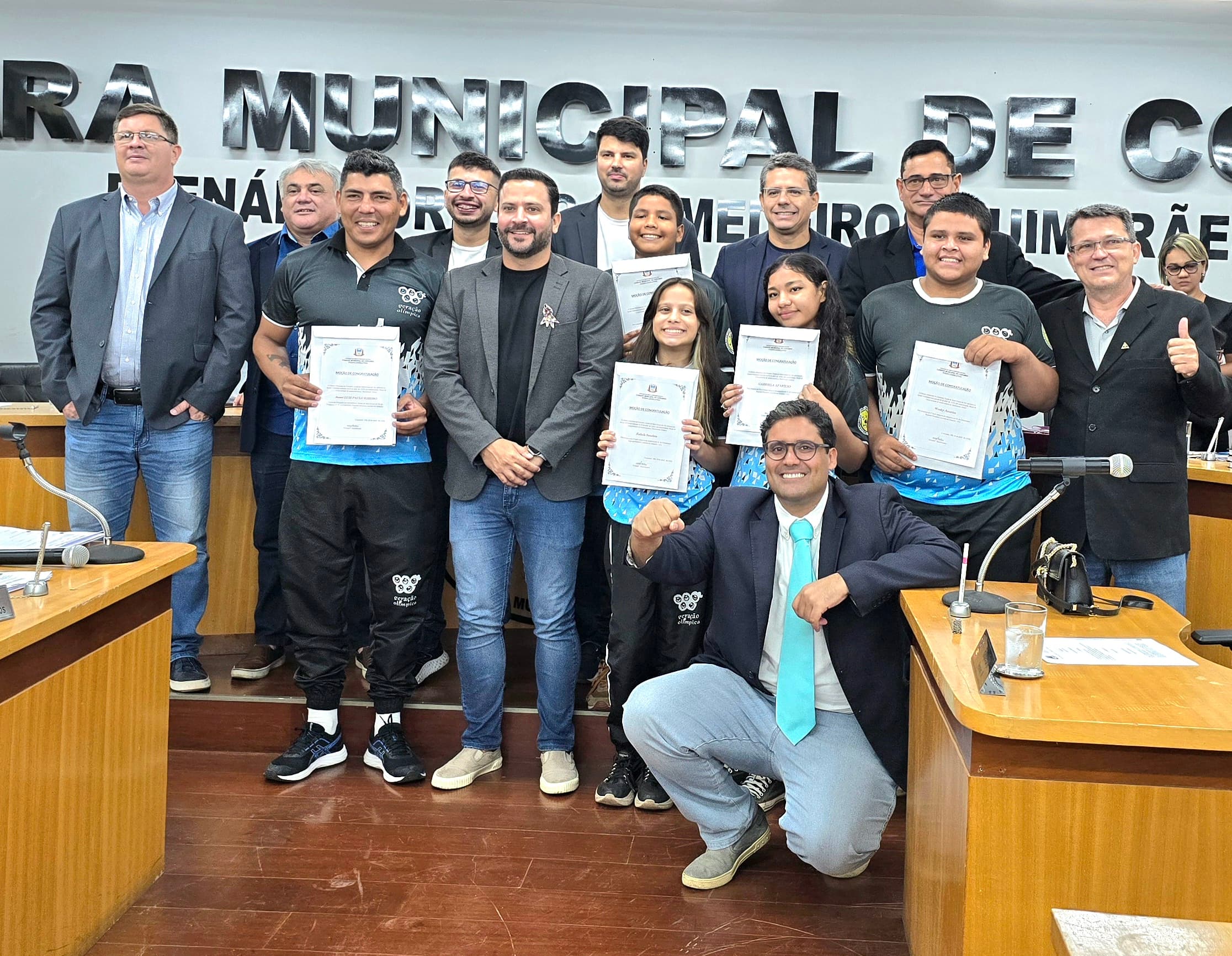 Na Câmara, homenagens a judocas do Geração Olímpica pelas conquistas em Goiás