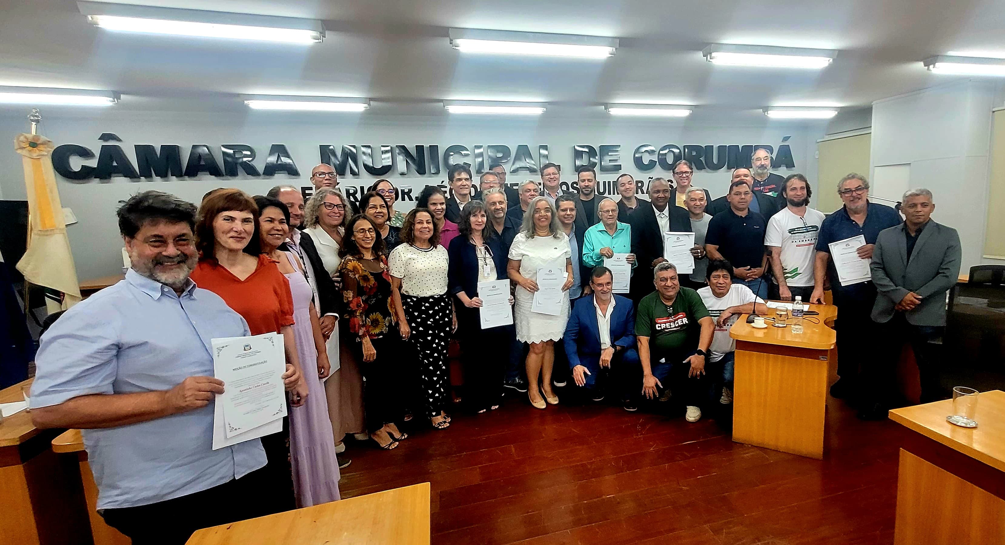 Câmara homenageia Embrapa Pantanal pelos 50 anos dedicados à pesquisa e inovação