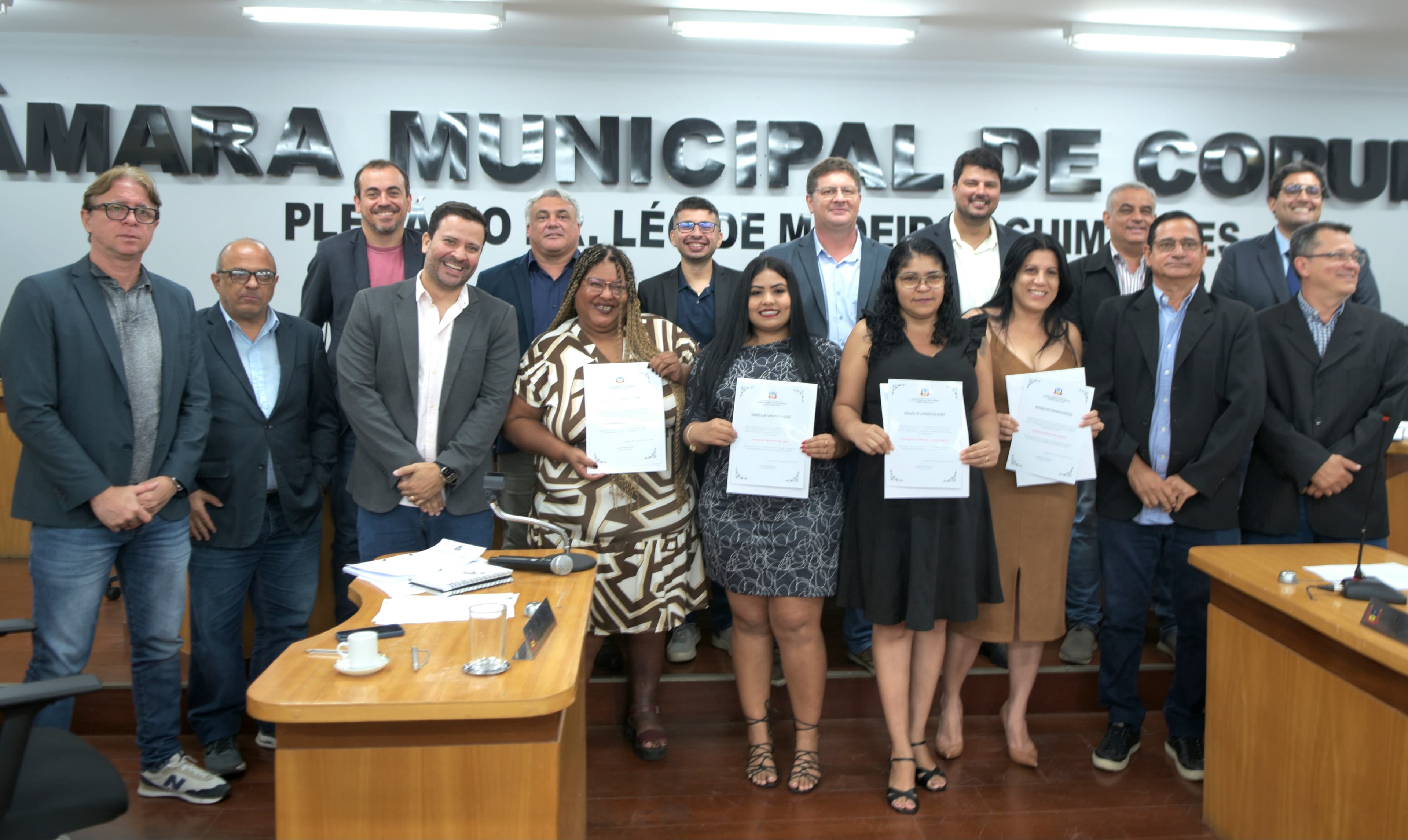 Câmara homenageia conselheiras tutelares de Corumbá