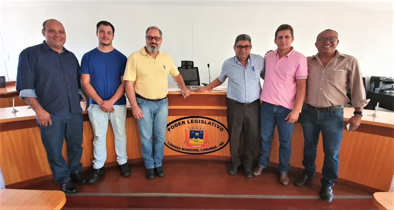 Vereadores de Costa Rica fazem visita à Câmara de Corumbá