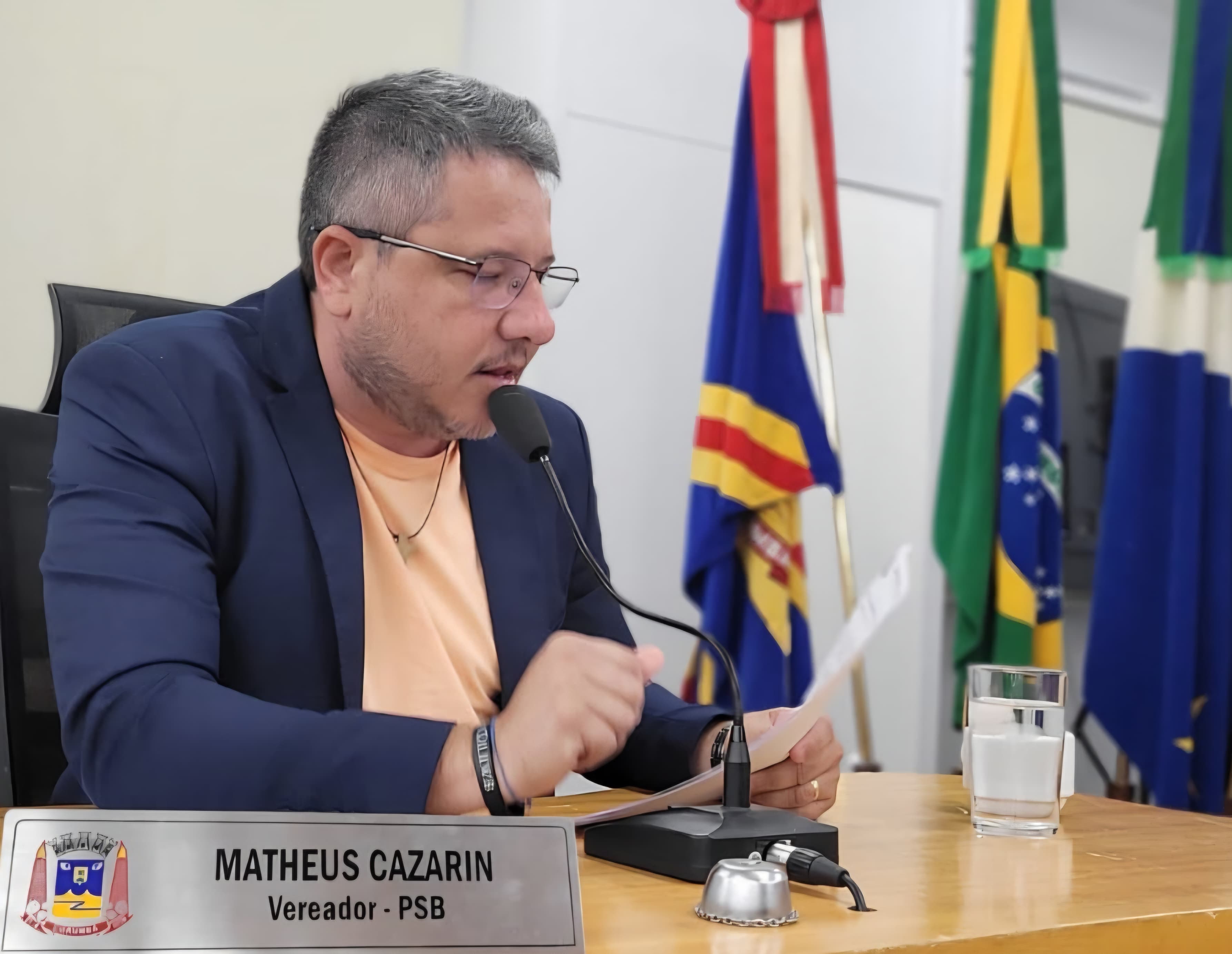 Pavimentação da Rua Campo Grande é reivindicada por Cazarin na Câmara