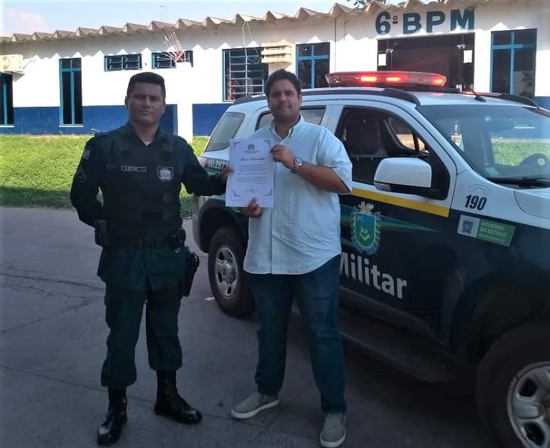 Policial Militar é homenageado por ato de bravura em Corumbá