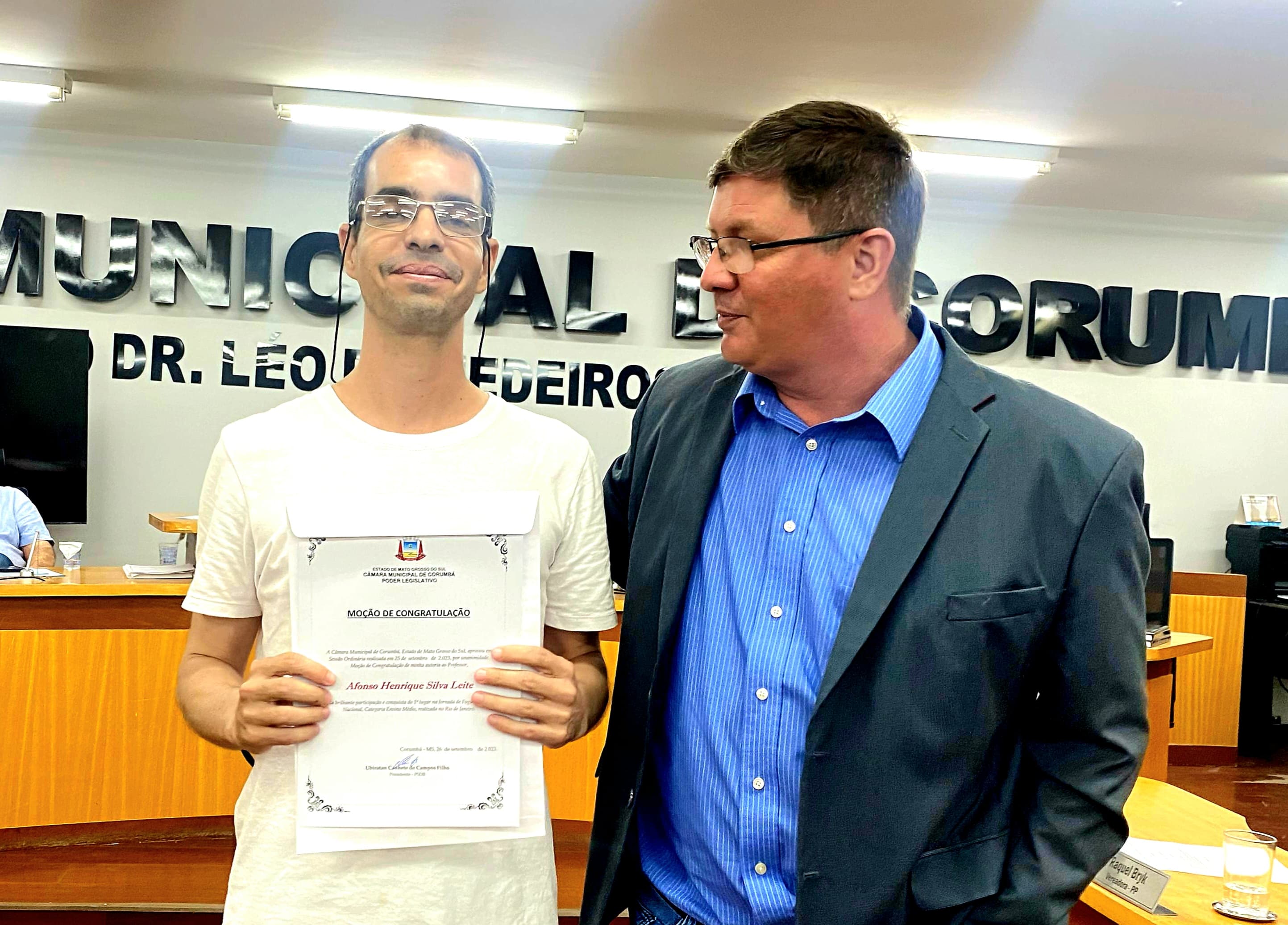 Câmara homenageia equipe do IFMS, por conquista da Jornada de Foguete, no Rio
