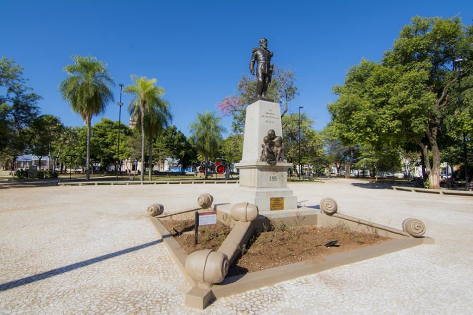 Vereador pede manutenção e preservação de áreas verdes de praças no centro
