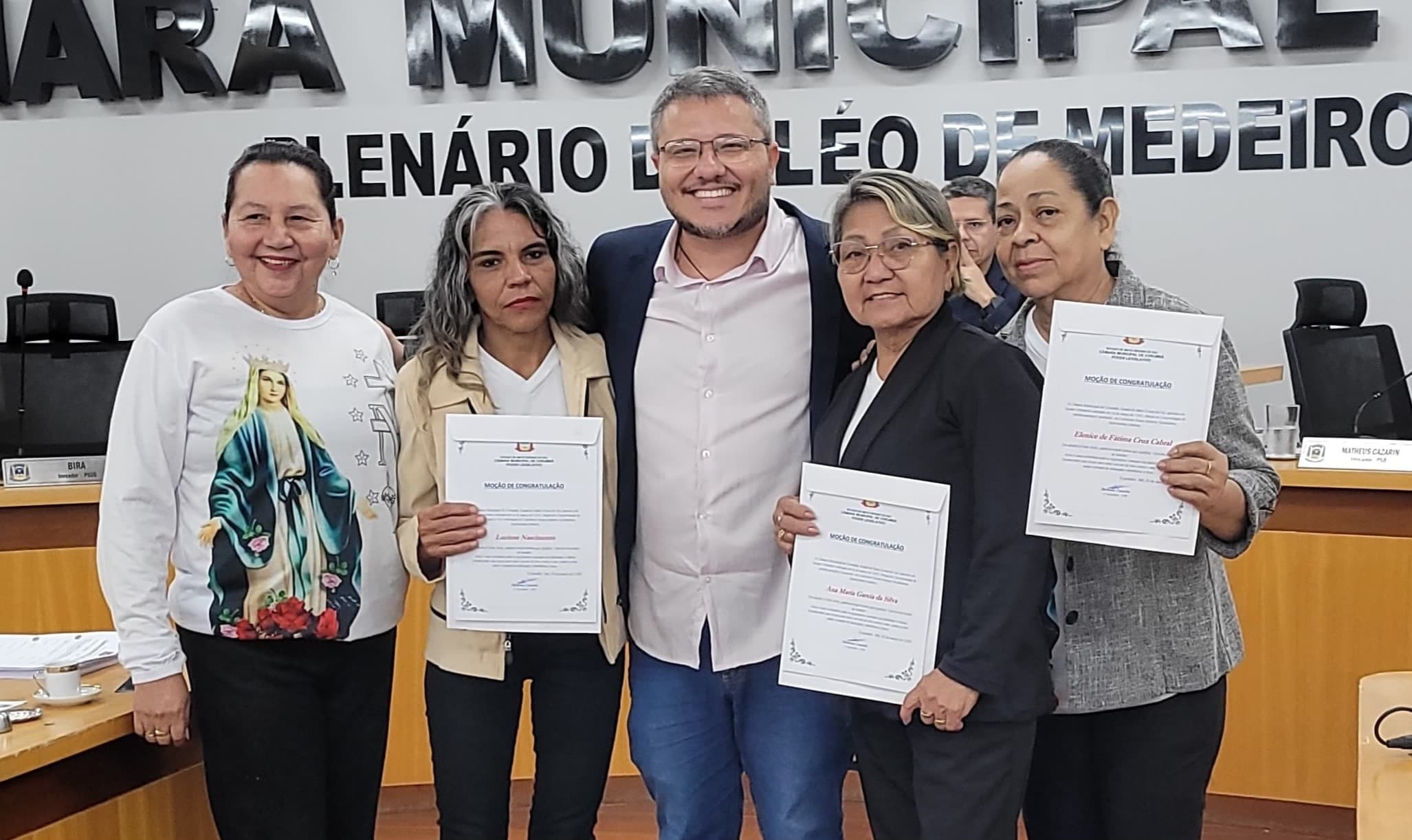 Membros da Legião de Maria são homenageados por ações na cidade