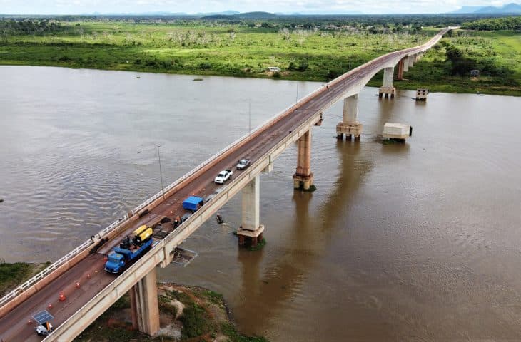 Nova etapa da concretagem interdita ponte no sábado, a partir das 17 horas