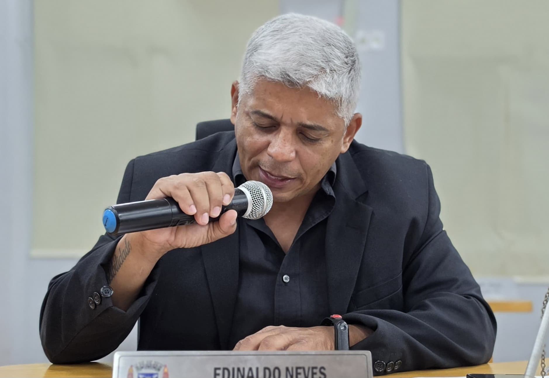 Edinaldo pleiteia pavimentação de alameda para atender comunidade do Guanã