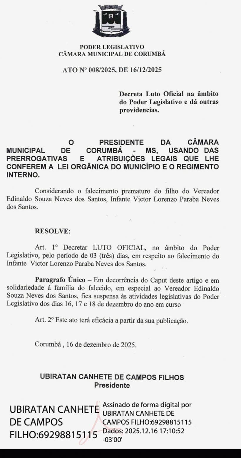 LUTO OFICIAL