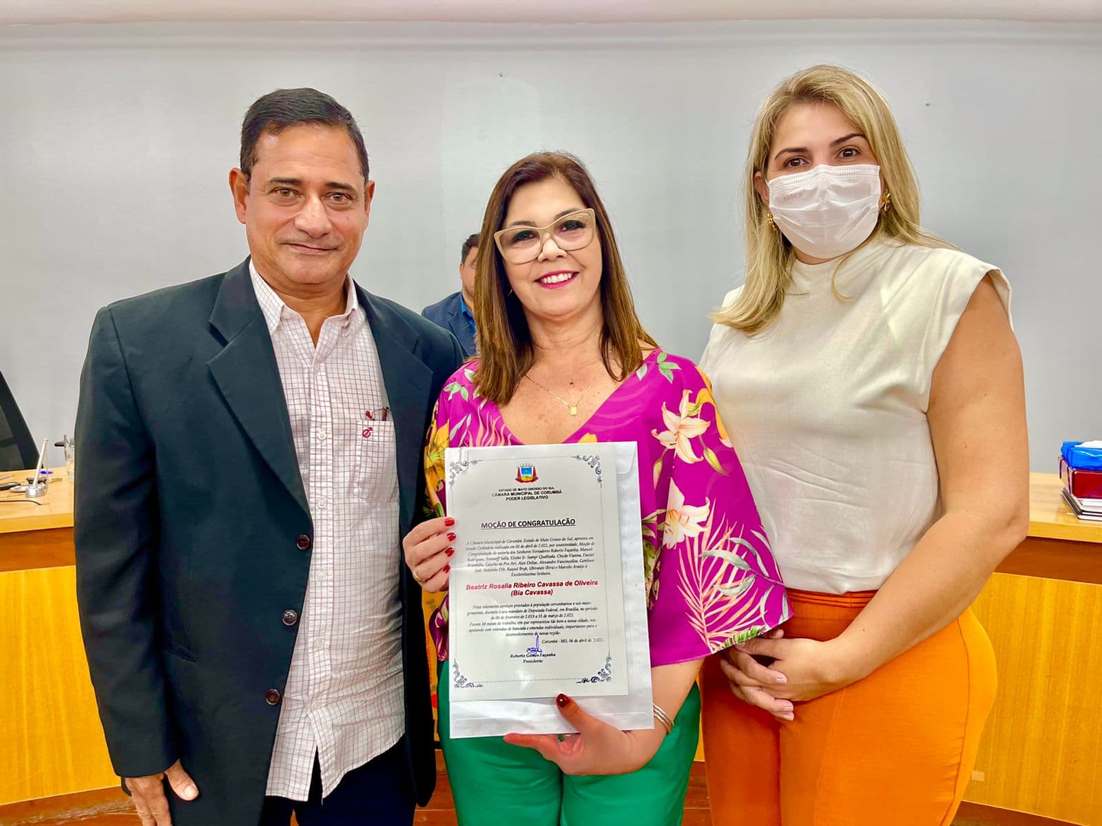 Após homenagem, Bia Cavassa agradece apoio recebido e que sentimento é de gratidão