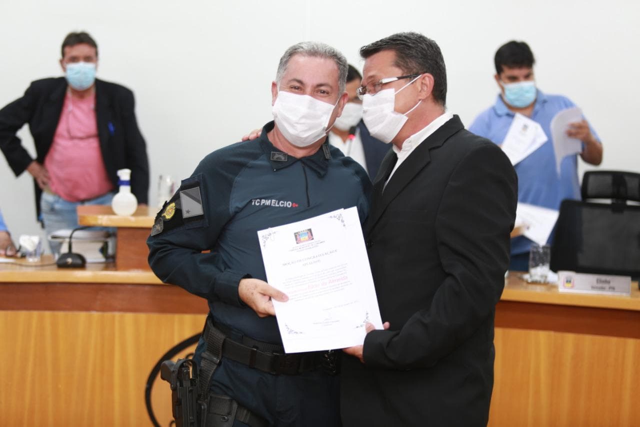 Policiais militares são homenageados na Câmara, por bons serviços prestados à comunidade