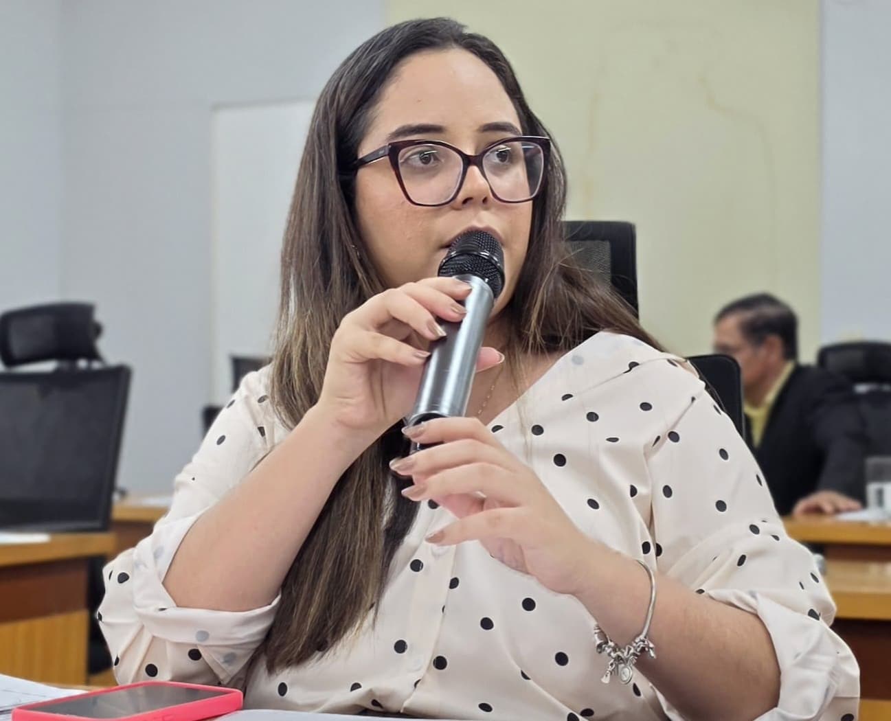 Hanna busca melhorias das condições de trafegabilidade da estrada que liga a Porto Esperança